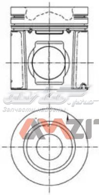 Поршень на 1 цилиндр 133160 Diesel Technic