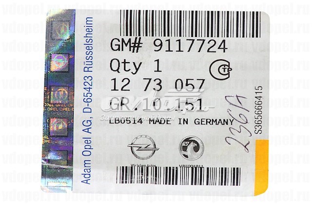  9117724 General Motors
