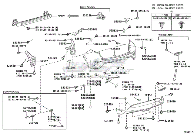 52575F4010 Toyota 