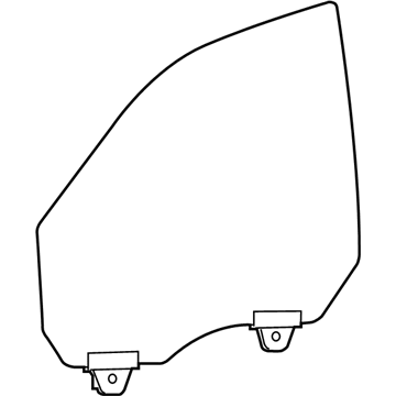 Стекло двери передней левой GS3805D301 XYG