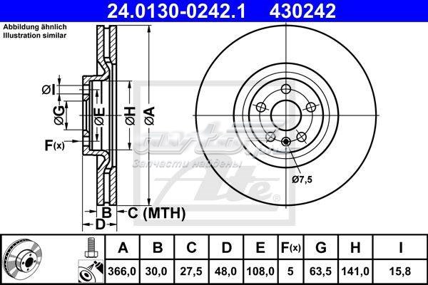 Ротор гальмівний 09C93711 BREMBO