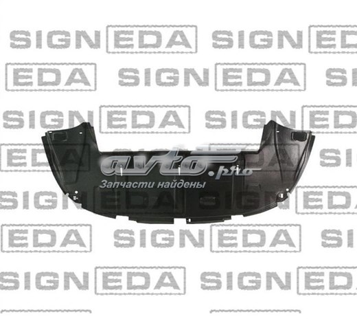 Спойлер переднего бампера PCT60006B Signeda