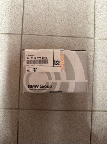 Задні колодки 34216873093 BMW