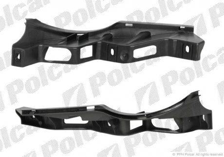 Soporte de paragolpes delantero exterior derecho 95550792 POLCAR