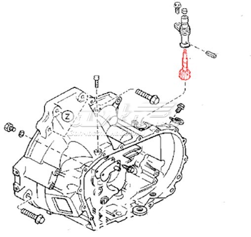 Roda dentada propulsada de velocímetro para Mazda 626 (GV)