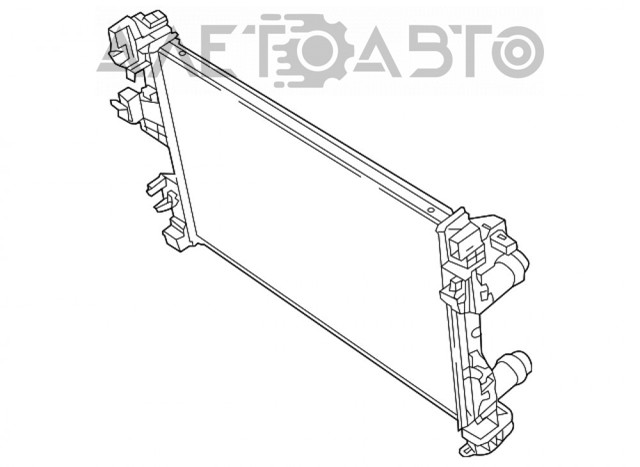 FP 38 A581-KY Koyorad radiador de esfriamento de motor