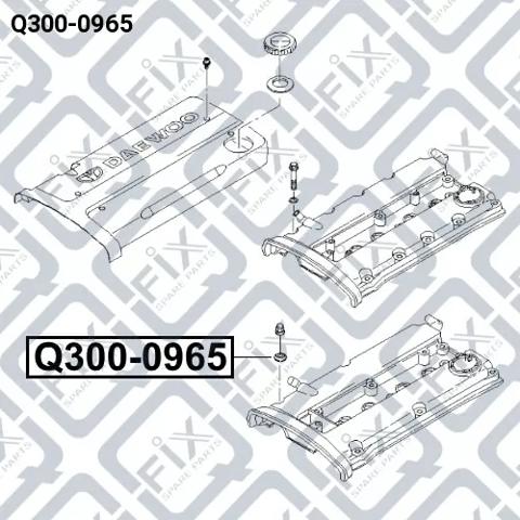 Шайба болта клапанної кришки Q3000965 Q-FIX