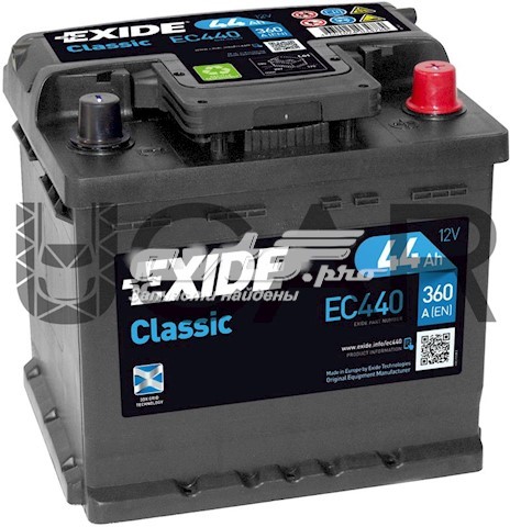 Купить Аккумулятор Exide 44 А/ч (EC440)
