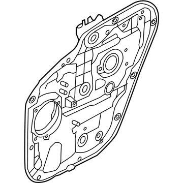 83481C6000 Hyundai/Kia  Механизм стеклоподъемника правой задней двери