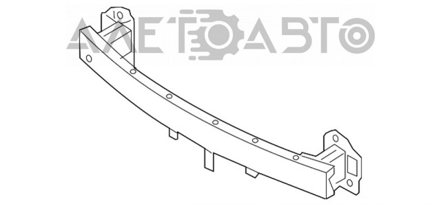 Шина бампера переднего FPS FP3252940P цена, от 74.53 USD