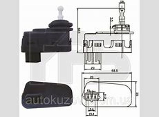 Corretor da luz Hyundai Tucson I JM