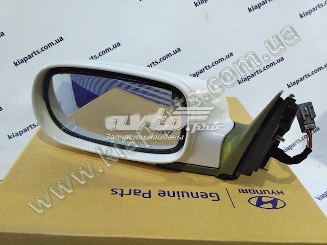 Левое боковое зеркало 876103L310 Hyundai/Kia