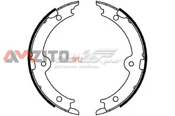 FN0659 Nibk Тормозные колодки ручника