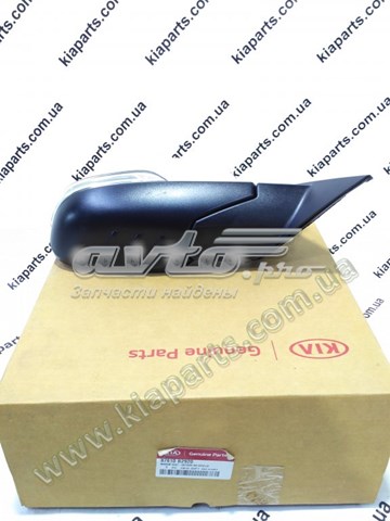 Левое боковое зеркало 87610B2920 Hyundai/Kia
