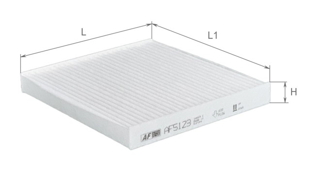 Фильтр воздушный отопителя Alpha Filter AF5123 цена, от 2.29 USD