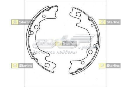 Купить BC08270 Starline Задние барабанные тормозные колодки