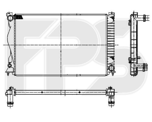 Радіатор двигуна FP12A79 FPS