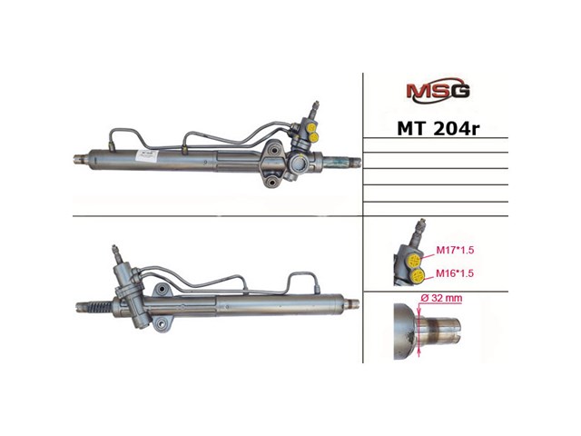 Рейка рулевая MSG Rebuilding MT204R