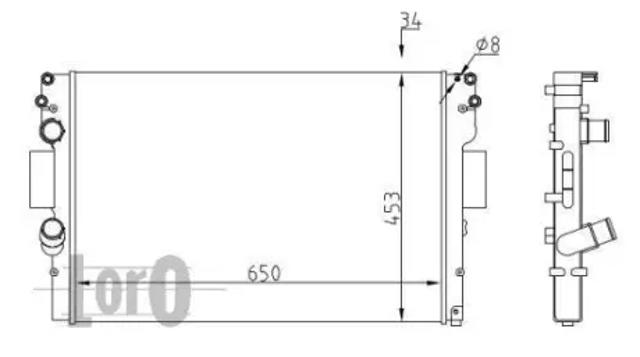 Купить 504152995 Iveco Радиатор водяной