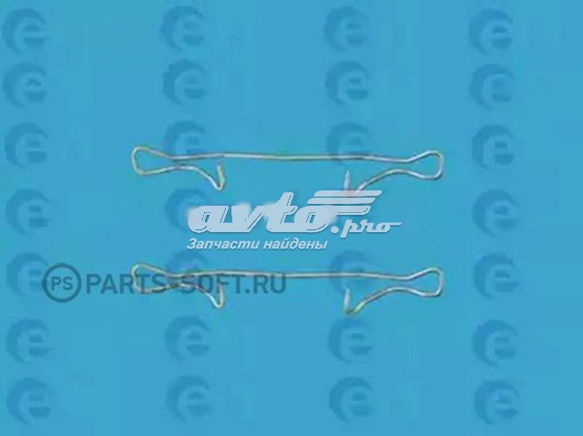 420006 ERT kit de molas de fixação de sapatas de disco dianteiras