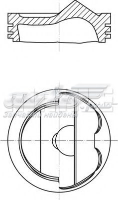Поршень на 1 цилиндр 028PI00125000 Mahle Original
