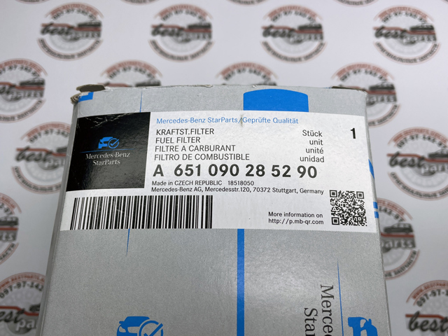 651090285290 Mercedes Фильтр топлива