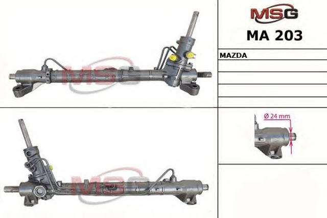 Реечный рулевой механизм MSG MA203 цена, от 205.33 USD