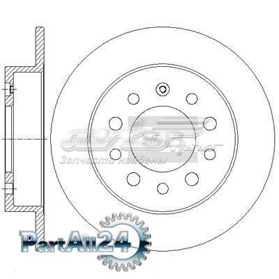 Диск заднього гальма SD1083 SANGSIN