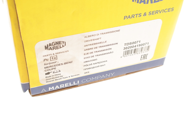 Полуось задняя 302004190071 Magneti Marelli