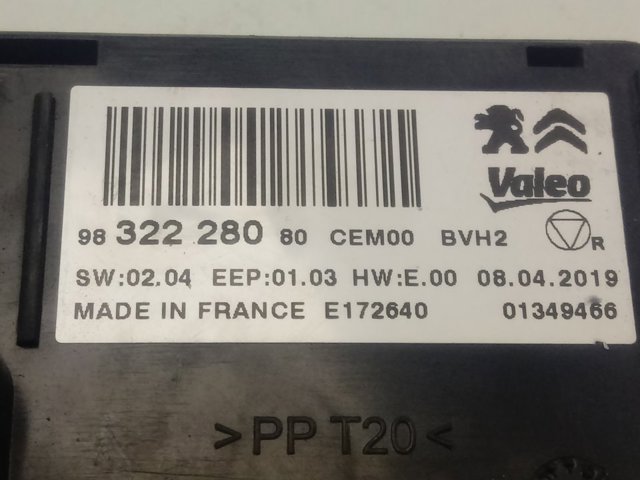  9832228080 Peugeot/Citroen