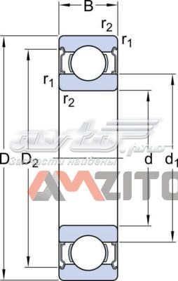 6202-2Z SKF rolamento do gerador