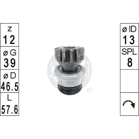 ZN1807 ZEN motor de arranco