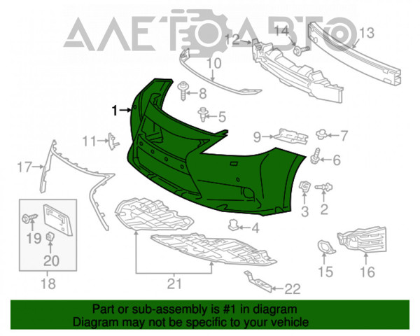 Бампер на авто FPS FP8156900 цена, от 146.99 USD