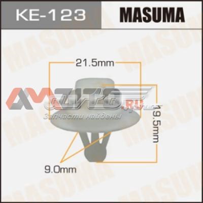 Купить KE123 Masuma Пистон (клип) крепления молдинга двери