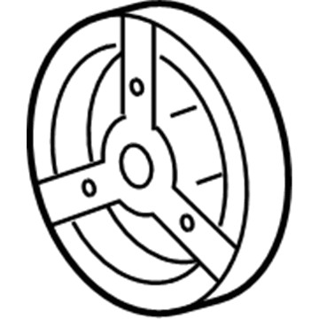 Шкив коленвала (демпфер) General Motors 12657638 цена, от 63.49 USD