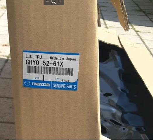 Tampa de porta-malas Mazda 6  GJ, GL