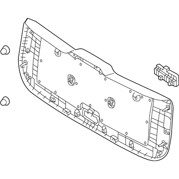 Пластик пятой двери Hyundai/Kia 81750B2000GA6 цена, от 22.65 USD