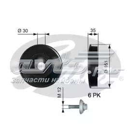 Демпфер колінвалу TVD1025A GATES