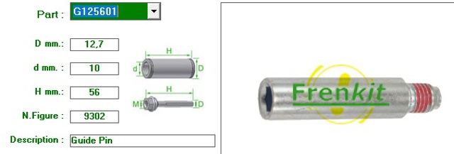 Купить G125601 Frenkit 