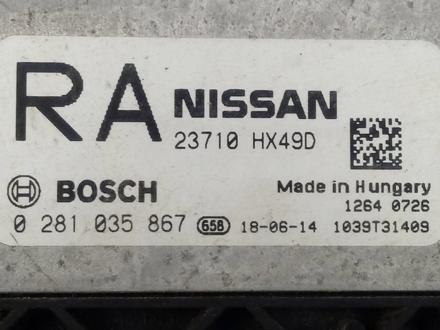 Купить 23710HX49D Nissan/Infiniti Электронный блок управления двигателем