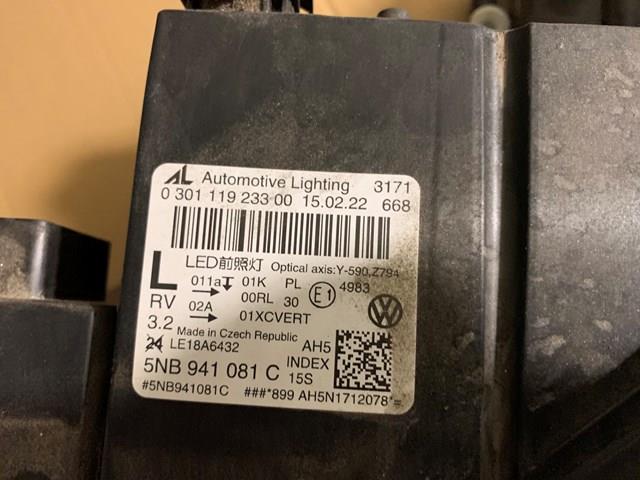 Фара левая VAG 5NB941081C цена, от 50.85 USD
