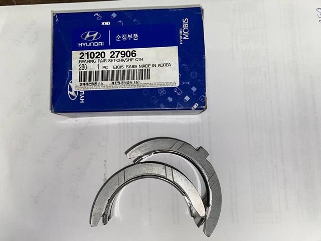 Вкладиші колінвала, корінні, комплект, 1-й ремонт (+0,25) 2102027906 HYUNDAI