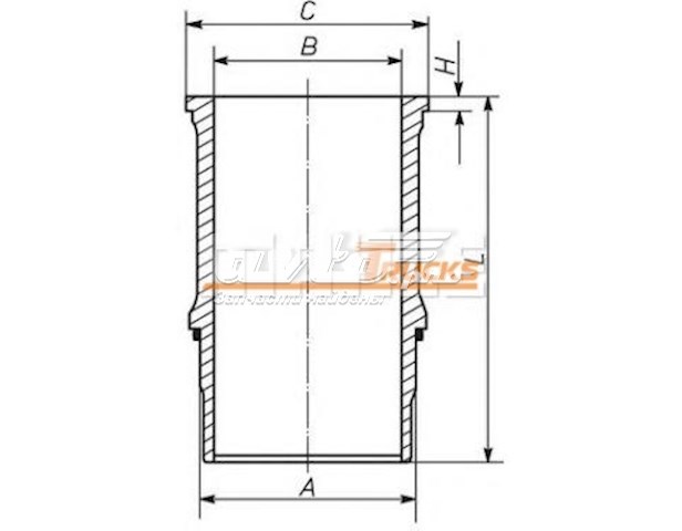 Гільза поршнева 227WN6701 MAHLE