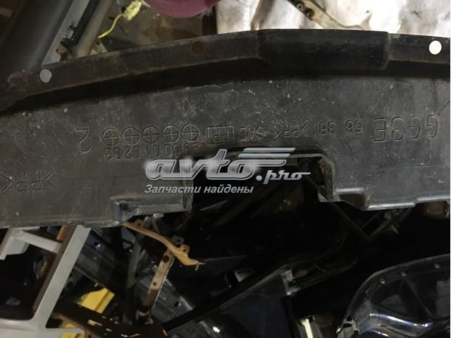 Суппорт радиатора верхний (монтажная панель крепления фар) Mazda GG3E56381