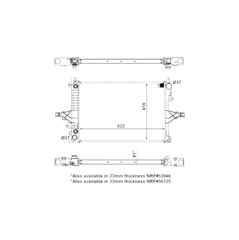 R12173 Sato Tech Радиатор основной