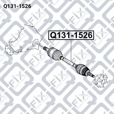 Приводи задніх коліс Q1311526 Q-FIX