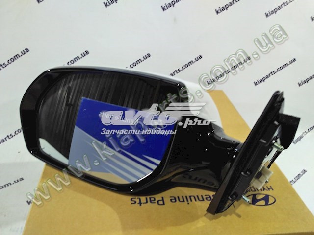 Левое боковое зеркало 87610B8003 Hyundai/Kia