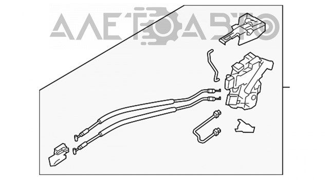 81310A7031 Hyundai/Kia Замок двери водителя