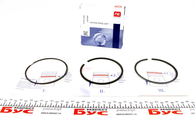 Комплект поршневых колец на 1 цилиндр, стандарт 120020005100 NE/NPR