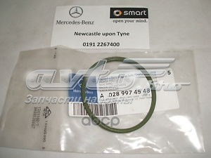 Junta tórica para tubo intercooler 0289974548 MERCEDES